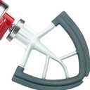 Flex Edge Beater for KitchenAid 4.5/5 QT Tilt Head Stand Mixer Kitchen Aid Mixer Accessory,With Silicone Edges For Kitchen Aid Accessories and Attachments (Gray)