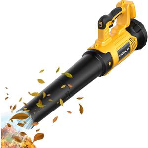 Cordless Leaf Blower for Dewalt 20V Battery, Electric Leaf Blowers with 6 Speed Modes, Leaf Blower for Lawn Care, 500CFM 150MPH Lightweight Powered Leaf Blower for Patio, Garden Cleaning (No Battery)