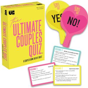 University Games, The Ultimate Couples Quiz, Test Your Compatibility and Love with Fun and Competitive Conversation Cards!