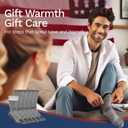 Buttons & Pleats Wool Socks for Men & Women Merino Thermal Warm Cozy Winter Boot Sock (Small-Medium, Charcoal)