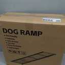 Dog Ramp for Car 63" x 17", Folding Pet Ramp for Large Dogs with Non-Slip Rug Surface, Portable Dog Car Ramp for SUV Car & Truck