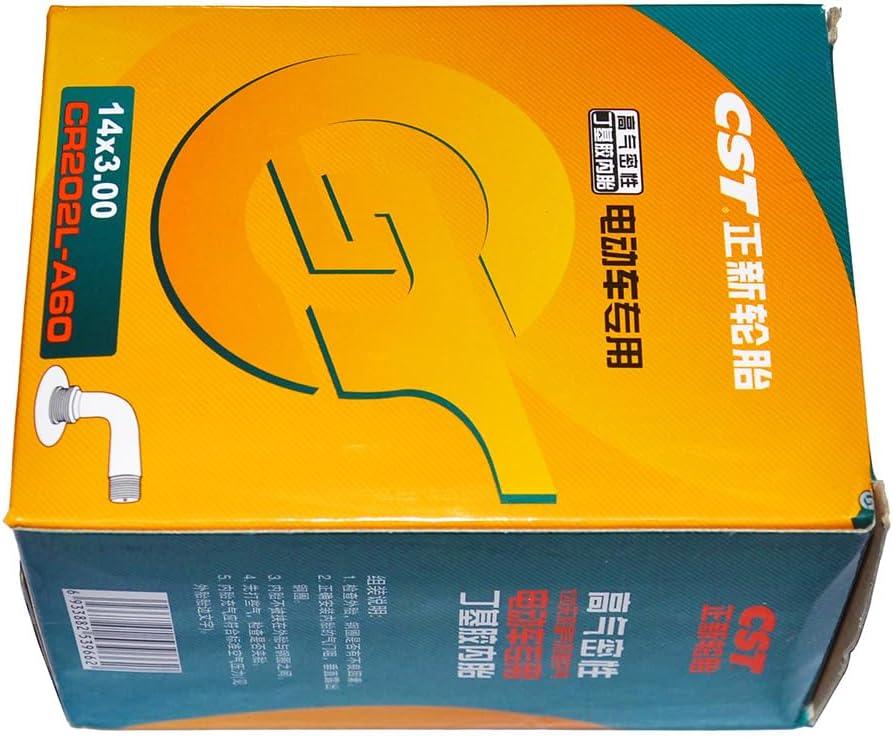 Inner Tube Angled Valve for Electric Bike 100% Butyl Rubber 14-3.0 14 x 3.0