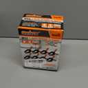 HORUSDY 8-Pack Spring Clamps Heavy Duty, 5-inch Large Plastic Clamps for Crafts with 2-3/8Inch Jaw Opening for DIY, Gluing, Clamping and Securing