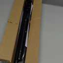 Black Shower Curtain Rod 18 to 49Inch:Small Spring Tension Shower Rods for Bathroom Kitchen Doorway,Modern Heavy Duty Adjustable Tension Shower Curtain Rod No Drilling No-Slip Easy Install,Black