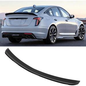 Add-on Rear Spoiler for Cadillac CT5 CT5-V 2020-2025 Rear Lip Wing Trunk V Blackwings Style ABS Plastic