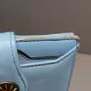 Travelambo Rfid Wallet Women Leather Bifold Compact Small Wallet for Women (Light Blue)