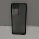 TORRAS Shockproof Compatible for Samsung Galaxy S21 Ultra Case, [Military Grade Drop Tested] S21 Ultra Case, Translucent Matte Hard Back with Soft Edge Slim Thin Galaxy S21 Ultra Case, Matte Black