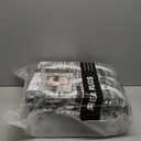 WITSHOCK 7x9 Dark Grey Living Room Rug - Washable Boho Soft Modern Geometric Low Pile Moroccan Trellis Pattern Large Thin Rug for Bedroom Dining Room, Carpet for Nursery Playroom, Eco-Friendly, 84x108