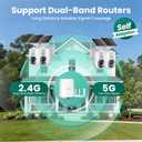 SOLIOM- 5MP Security Cameras Wireless Outdoor, No Subscription & Solar Powered,4-Cam Pack Cameras for Home Security with 360 Auto Motion Tracking, 3K Color Night Vision,5G & 2.4G Router Compatible
