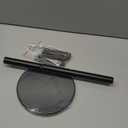 Wisuce Black Coffee Mug Tree, Updated Thick Bamboo Mug Holder Base,Coffee Cup Stand Mug Holders with 6 Hooks for Countertop Cup Rack Organizer Stand (Black)