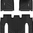 LASFIT Floor Mats for Tesla Model X 6 Seater & Model X Plaid 2026 2025 2024 2023 2022 2021, All Weather TPE Custom Fit Floor Liners 1st & 2nd & 3rd Front & Rear Row Car Mats, Black