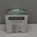 FOCUSLINE 100 Count White Plastic Dessert Plates 7 Inch, Disposable Heavy Duty Plastic Plates for Weddings, Parties and Events