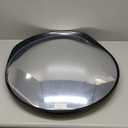 CHIUHEI 24-Inch Convex Security Corner Mirror - Adjustable Fixing Bracket, Wide Angle, Indoor and Outdoor Use - Ideal for Major Warehouse, Industrial Areas, Large Parking Lots, Alleys and Driveways