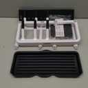 Dr. Brown's Baby Bottle Drying Tower, Stand-Up Countertop Drying Rack with Organized Storage for Baby Essentials, Space Saving Vertical Rack, Black/White