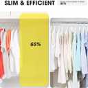 36-Pack Beige Velvet Hangers with Clips Adjustable,Adult Hangers,Heavy-Duty,Felt,Non-Slip,Space Saving,Slim Outfit Hanger for Pants, Skirts, Suits,Coats, Dresses ect.