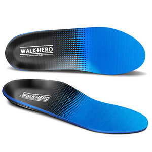 Walkhero Plantar Fasciitis Insoles - Orthotic Arch Support Insoles for Flat Foot - Everyday Comfort and Support - Relieve Pain and Fatigue from Plantar Fasciitis,

Mens 9-9.5, womens 11-11.5