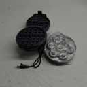 Mini Waffles Maker with 6 Removable Plates, 3 in 1 Small Waffle Maker Mini- Waffle, Pancake, Donut, 6" Non Stick Waffle Iron for Kids and Families, Black