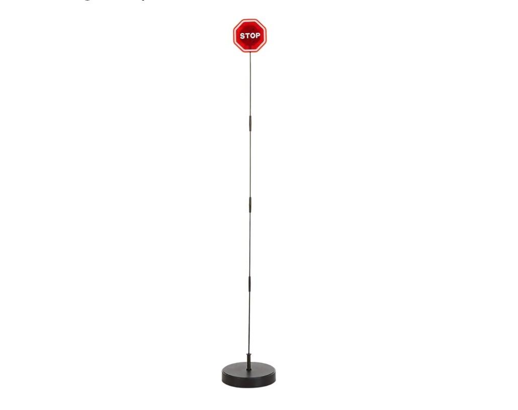 Parkez Flashing LED Light Parking Stop Sign For Garage