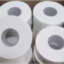 Jumbo Toilet Paper Rolls, 1/12 Rolls, White, 5.91 inch Width (1) (12)