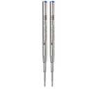 Monteverde USA Capless Gel Refills to Fit Montblanc Ballpoint Pens, Medium Point, Blue Ink, 2-Pack – Smooth and Vibrant Writing Solution