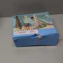 Domino Train Toys Kids Games - Automatic Stacking Creative Game 3+ Year Old - Stem Montessori Toy for Boys 4-6 - Summer Autistic Christmas Birthday Gifts 5 6 Toddler Ages 4-8 (Morandi Blue)