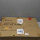 Axeman 16x24 Natural Solid Oak Wood Picture Frame with 12x18 Mat, Premium Rustic Wooden Photo Frames with Tempered Glass, Poster Photo Frame for Gallery Wall Hanging, Walnut, 3 Packs