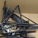 Nicpro Art Folding Easels for Display, 6 Pack 63 Inches Metal Floor Easel Stand Bulk Tripod Black Collapsible for Sign Artist Poster Wedding | with Carry Bag