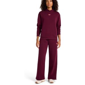 Reebok Women's Swift Hoodie Set, Standard Fit, Midweight Cotton-poly Fabric (Red, M)