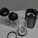 Ganiza Blender for Smoothies, 14Pcs Personal Blender for Shake and Smoothies for Kitchen with 3 Portable Cups (1x24oz & 2X17oz), Single Serve Smoothie Maker, Nutritious Recipe (Black Silver)