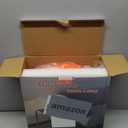 Retro Orange Mushroom Lamp for Bedroom Nightstand Mid Century Modern Table Lamp Decor Aesthetic Lighting Dimmable Mushroom Shaped Donut Bedside Lamp with 3 Lighting Modes, Minimalist Home Decor