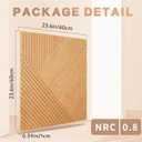 RITOLLO 8 Pack Acoustic Wall Panels 23.6 x 23.6 Inches Decorative Soundproof Wall Panels Self Adhesive Sound Absorbing Panels for Wall Art, Studio, Home Decor