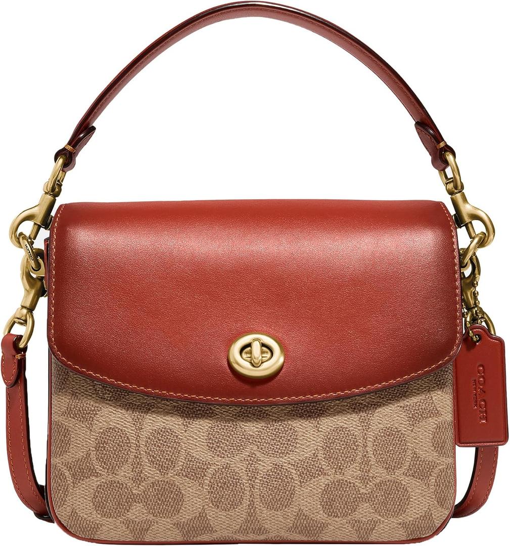 Coach Coated Canvas Signature Cassie Crossbody 19 (One Size, Tan Rust)