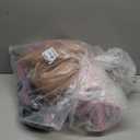 Cinrobiye Christmas Tree Decoration Set Including 48 Christmas Ornaments Balls,12 Bows,Tree Topper,Tree Skirt,Mesh Ribbon for Xmas Trees Holiday Party Garland Indoor DIY (Black&Pink)