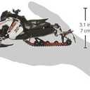 NewRay Polaris 800 Switchback Pro-X Snowmobile Model (White) - 1:16 Scale, 7.5 Inches Long, Ages 8+