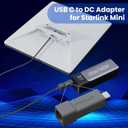 Starlink Mini Cable Adapter, USB C to DC Adapter Power Cable Adapter for Starlink Mini, USB C Male to DC Female for Power Cord Work with 20V/65W, 20V/100W, 28V/140W PD Power Source