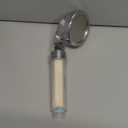 CALANDIS High Pressure Shower Head Triple Filtered Water Saving Spray Head 6cm Dia.