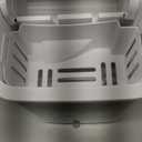 DUMOS Ice Makers Countertop with Handle Ice Machine, Fast in 6 Mins, 26lbs in 24 Hours, Quiet Self-Cleaning, Compact Size Portable for Home, Kitchen, RV, Camping,Modern Black