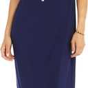 R&M Richards 2PC Flyaway Jacket Dress W/Graphic Crinkle Pleated Pattern & Solid Tank Dress Size 6
