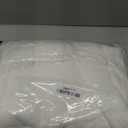 Joydeco Linen Curtains 84 Inch Length 2 Panels Set for Living Room, Light Filtering Drapes 37 Inch Width for Bedroom with Back Tab and Rod Pocket (37x84 inch) (White)