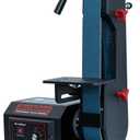 Bucktool Variable Speed 242 Inch Belt Sander 3.5A DC Motor with Control Panel, Quick Belt Release, Adjustable Foot, Horizontal or Wall-Mountable Bench Machine for Knife Making and Metalworking