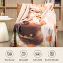 AceThrills Girlfriend Gifts for Girlfriend for Her, Wife Ideas for Wife Gift, Anniversary Blanket Gifts for Women - 50"  60" Otter Blanket (Light Orange)