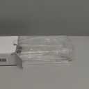 FEMELI 2 PCS 24" Acrylic Floating Shelves, Clear Shelf for Display, Plant, Perfume, Book in Bedroom Living Room Office, 5mm Thick Wall-Mounted Acrylic Shelves for Wall