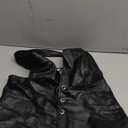 SHENHE Women's PU Leather Lace Up Halter Bustier Top Deep V Backless Sexy Club Rave Crop Top Size XL