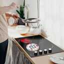 Spring Floral Electric Stove Burner Covers4 Pcs Farmhouse Decor Round Stove Burner Cover8 Inches and 10 InchesGas Stove Burner Cover,Metal Cooktop Flowers Decorative Home Decor,Kitchen Decor