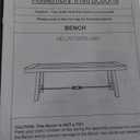 Christopher Knight Home Catriona Outdoor Acacia Wood Bench with Metal Accents, Teak Finish / Rustic Metal 14. 50 x 63 x 17. 75 inches