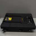 Folding Hand Truck 500lbs, Portable Heavy Duty Dolly Cart, 6 Wheels Collapsible Luggage Cart with 2 Elastic Ropes - Compact Trolley Cart for Easy Moving - Ideal Hand Cart for Travel and More (Black)