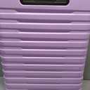 U.S. Traveler Boren Expandable Hardside Rugged Travel Luggage with 8 Spinner Wheels, Lavender, Checked-Medium 26-Inch, Checked-Medium 26-Inch, No USB Port