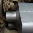 Pair of 2.5" ID Center/Center Single Chamber Mufflers, Aluminized Steel