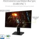ASUS TUF Gaming 27" 2K HDR Gaming Monitor (VG27AQ) - QHD (2560 x 1440), 165Hz (Supports 144Hz), 1ms, Extreme Low Motion Blur, Speaker, G-SYNC Compatible, VESA Mountable, DisplayPort, HDMI,Black