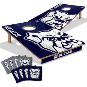 YouTheFan NCAA 2 x 3 Wood Cornhole Game with Logo Bags (Butler Bulldogs)